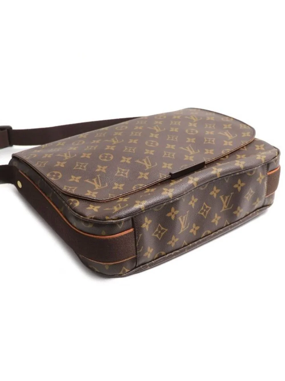Louis Vuitton Messenger Beaubourg MM Shoulder Bag Monogram Brown